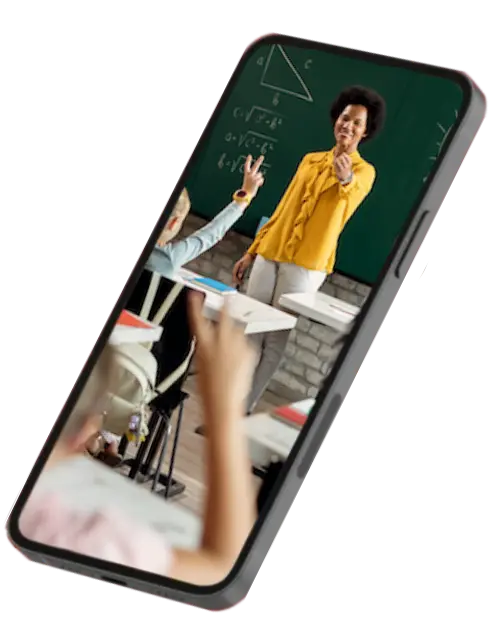 Watch class on phone